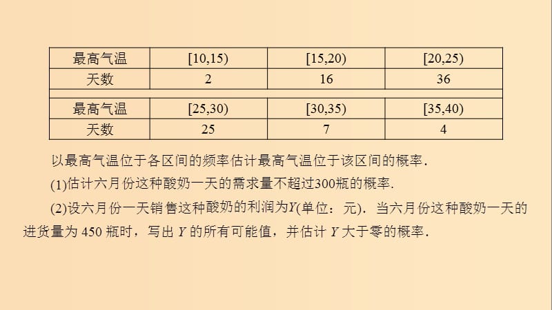 2019版高考数学二轮复习 第1篇 专题4 统计与概率 第2讲 大题考法——统计与概率课件.ppt_第3页