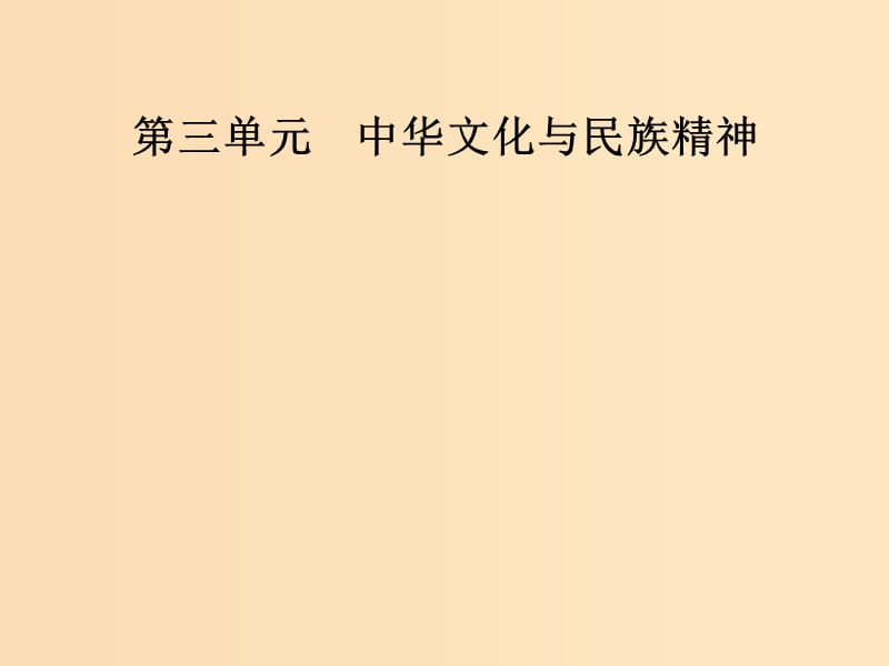 2018-2019学年高中政治 第三单元 中华文化与民族精神 第七课 第二框 弘扬中华民族精神课件 新人教版必修3.ppt_第1页