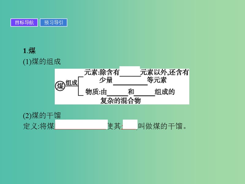 2019版高中化学 课时17 煤的干馏 苯课件 鲁科版必修2.ppt_第3页