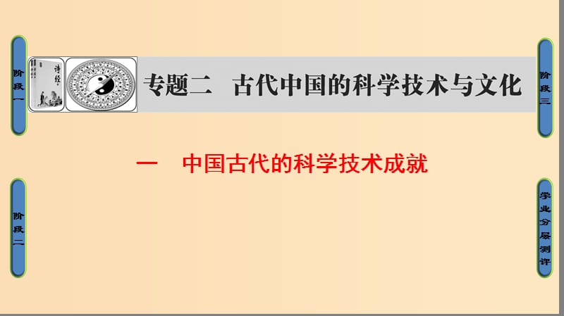 2018年高考历史一轮复习 专题2 1 中国古代的科学技术成就课件 新人教版必修3.ppt_第1页