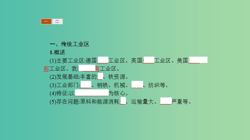 2019高中地理 第四章 工业地域的形成与发展 4.3 传统工业区与新工业区课件 新人教版必修2.ppt_第3页