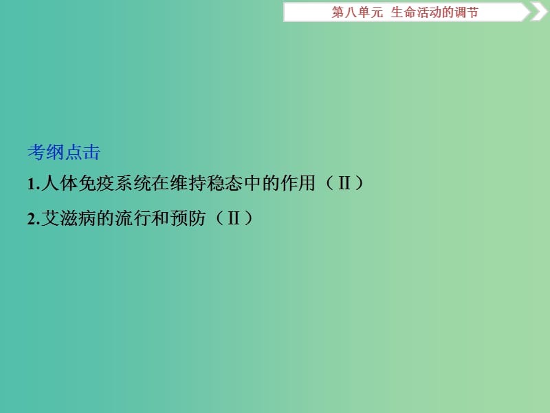 2019届高考生物一轮复习 第八单元 生命活动的调节 第28讲 免疫调节课件.ppt_第2页