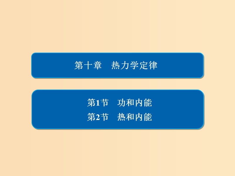 2018-2019學(xué)年高中物理 第十章 熱力學(xué)定律 第1、2節(jié) 功和內(nèi)能 熱和內(nèi)能習(xí)題課件 新人教版選修3-3.ppt_第1頁