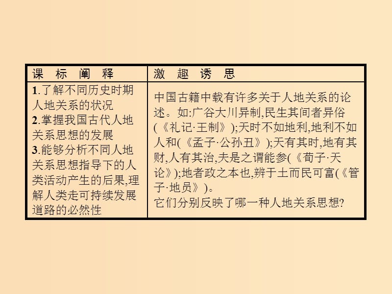 2018高中地理 第四章 人类与地理环境的协调发展 第2节 人地关系思想的演变课件 湘教版必修2.ppt_第2页