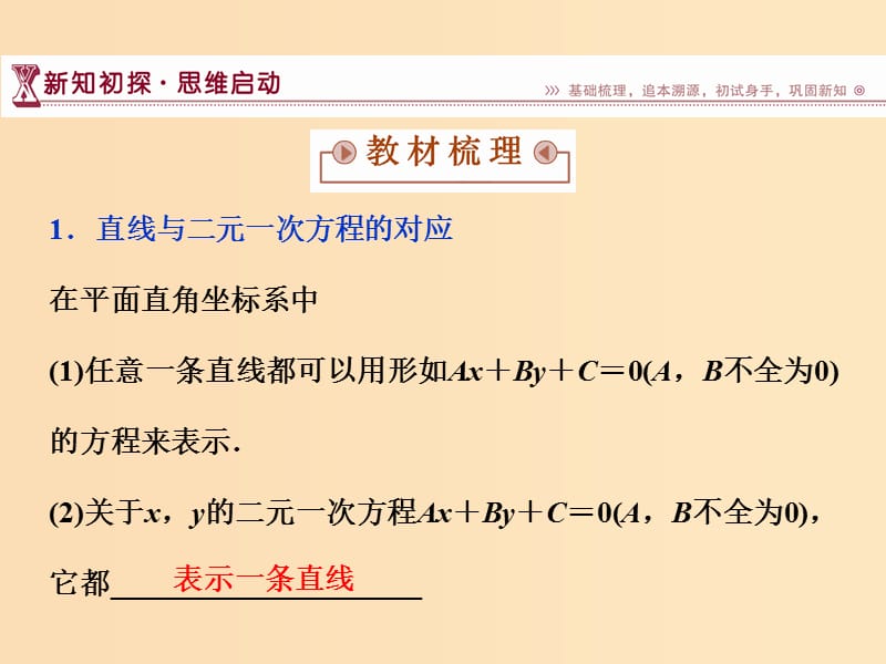 2018-2019学年高中数学第2章平面解析几何初步2.1直线与方程2.1.2第三课时一般式课件苏教版必修2 .ppt_第3页