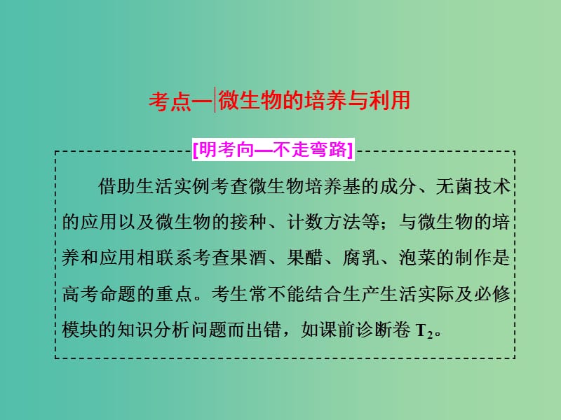 高考生物二轮复习 第一部分 专题五 生物技术系统课件.ppt_第3页