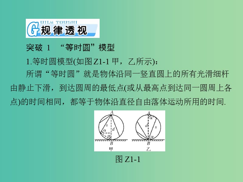 2019版高考物理一轮复习 小专题1 动力学中常考的物理模型课件.ppt_第2页