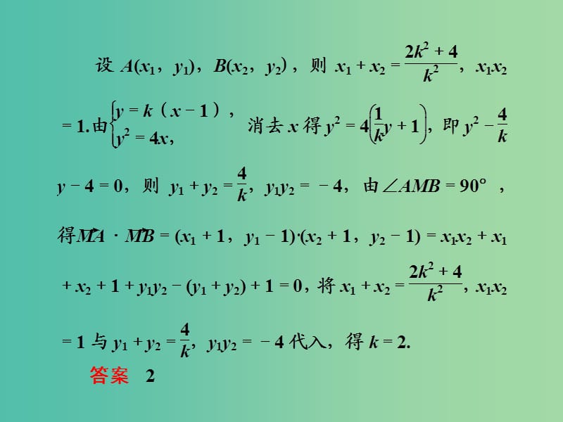 2019年高考数学大二轮复习 专题六 解析几何 第3讲 圆锥曲线的综合应用课件 理.ppt_第3页