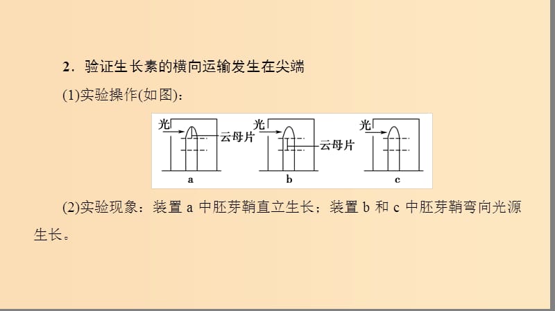 2018秋高中生物 第三章 植物的激素调节 微专题突破（三）与植物激素有关的实验设计分析课件 新人教版必修3.ppt_第3页