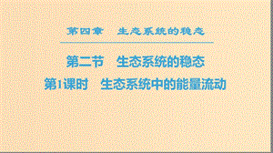 2018-2019高中生物 第4章 生態(tài)系統(tǒng)的穩(wěn)態(tài) 第2節(jié) 生態(tài)系統(tǒng)穩(wěn)態(tài)的維持 第1課時(shí) 生態(tài)系統(tǒng)中的能量流動(dòng)課件 蘇教版必修3.ppt