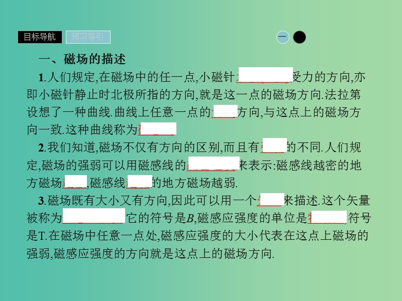 2019高中物理 第一章 电与磁 1.3 认识磁场课件 粤教版选修1 -1.ppt_第3页