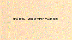 2019版高考生物總復習第二部分選擇題必考五大專題專題五生命活動的調(diào)節(jié)重點題型4動作電位的產(chǎn)生與傳導圖課件.ppt