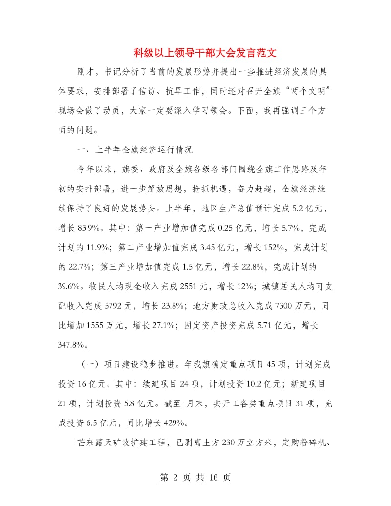 科级以上领导干部大会发言范文.doc_第2页