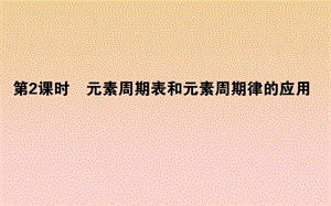 2018-2019學(xué)年高中化學(xué) 1.2.2 元素周期表和元素周期律的應(yīng)用課件 新人教版必修2.ppt