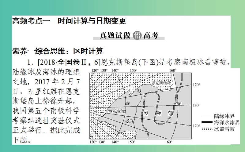 2019届高考地理二轮复习 专题二 地球运动规律课件.ppt_第3页