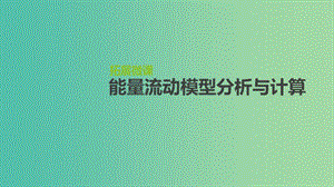 2019屆高考生物一輪復(fù)習(xí) 第10單元 生態(tài)系統(tǒng)與生態(tài)環(huán)境的保護(hù) 拓展微課 能量流動(dòng)模型分析與計(jì)算課件.ppt