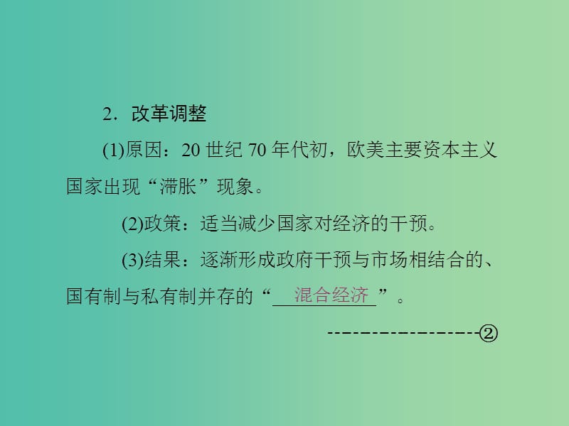 2019高中历史 第六单元 世界资本主义经济政策的调整 第19课 战后资本主义的新变化课件 新人教版必修2.ppt_第3页