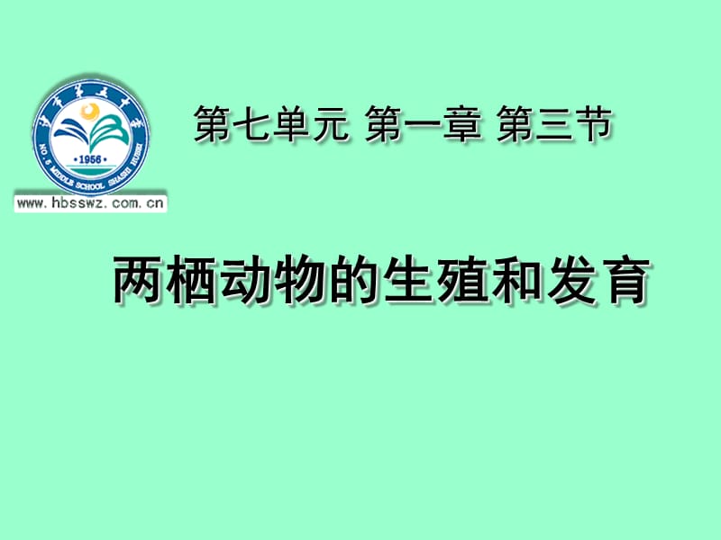 两栖动物的生殖课件(共39张PPT).ppt_第1页