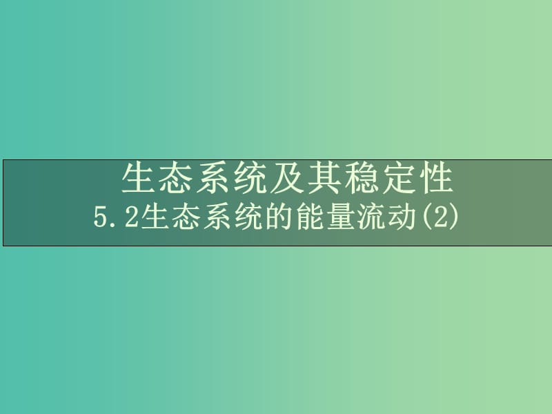 江西省吉安县高中生物 第五章 生态系统及其稳定性 5.2 生态系统的能量流动（2）课件 新人教版必修3.ppt_第1页