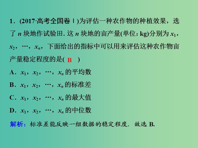 高考数学二轮复习第一部分专题六算法复数推理与证明概率与统计第二讲统计与统计案例课件.ppt_第3页