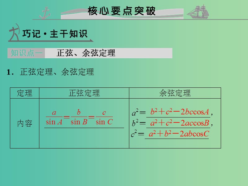 高考数学复习 第四章 第四节 解三角形课件 文.ppt_第3页