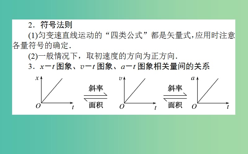 2019届高考物理二轮复习第1章力与运动1.2力与物体的直线运动课件.ppt_第3页