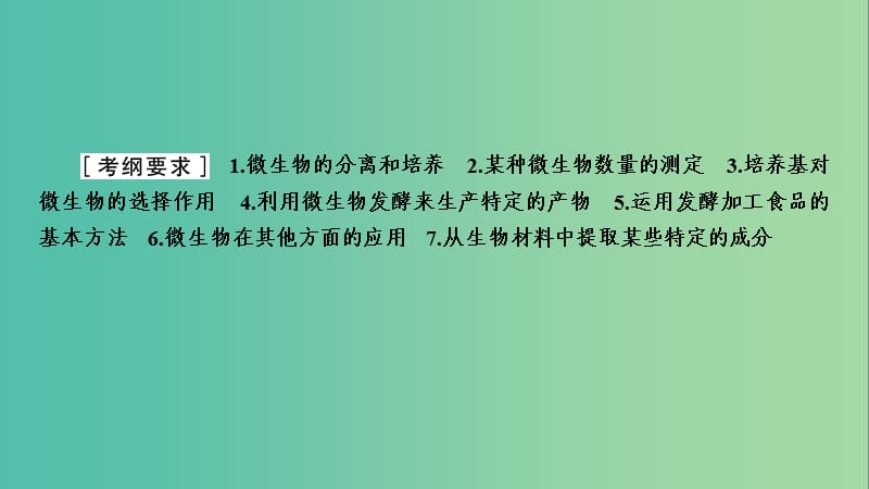 2019年高考生物二轮复习 第1部分 专题突破 第15讲 生物技术实践课件.ppt_第2页