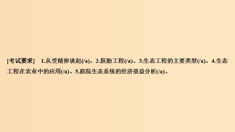 2019版高考生物总复习 第一部分 非选择题必考五大专题 专题五 选修部分 第16讲 胚胎工程与生态工程课件.ppt_第2页