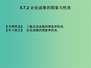 2019年高考數(shù)學總復習核心突破 第5章 三角函數(shù) 5.7.2 余弦函數(shù)的圖象與性質(zhì)課件.ppt