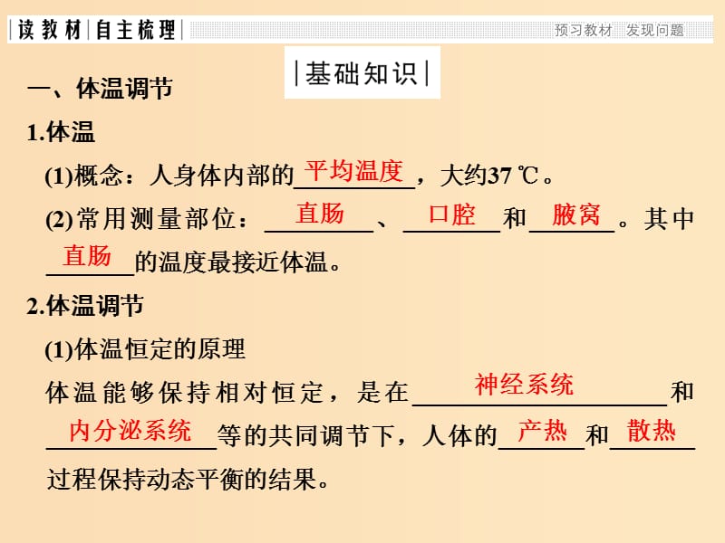 2018-2019版高中生物第二章生物的个体稳态第一节第2课体温调节水盐调节课件苏教版必修3 .ppt_第2页