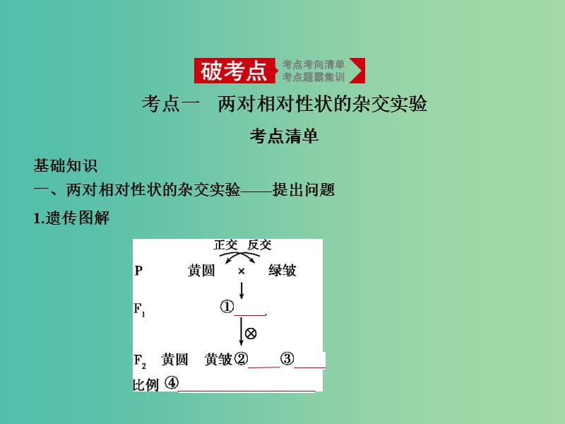 2019届高考生物二轮复习 专题12 基因的自由组合定律课件.ppt_第1页