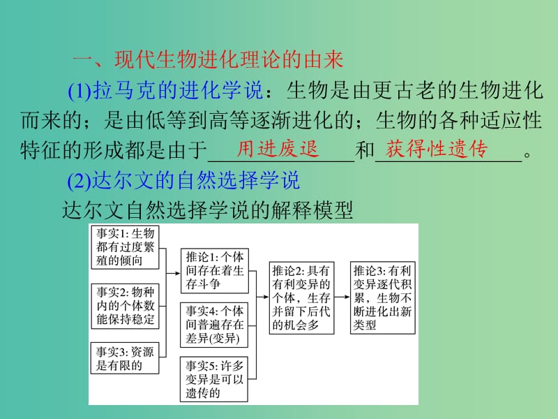 内蒙古乌兰察布市高考生物总复习 专题 现代生物进化理论课件.ppt_第3页