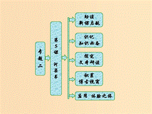 2018-2019學(xué)年高中語(yǔ)文 專題二 第5課 河渠書課件 蘇教版選修《史記》選讀.ppt