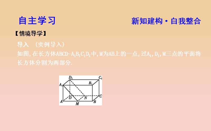 2018-2019学年度高中数学 第二章 点、直线、平面之间的位置关系 2.2.3 直线与平面平行的性质课件 新人教A版必修2.ppt_第3页