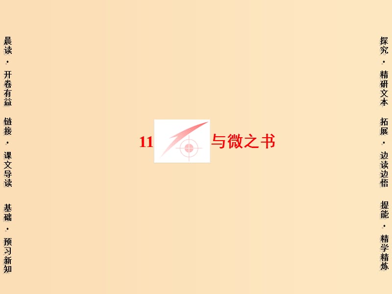 2018-2019學(xué)年高中語(yǔ)文 第3單元 11 與微之書課件 粵教版選修《唐宋散文選讀》.ppt_第1頁(yè)