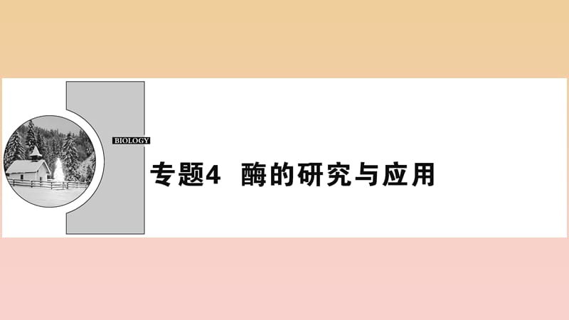 2017-2018学年高中生物 专题4 酶的研究与应用 课题1 果胶酶在果汁生产中的作用课件 新人教版选修1 .ppt_第1页