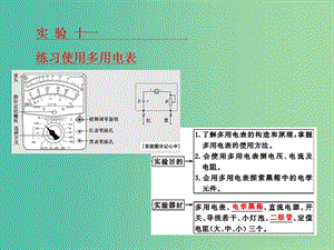 四川省宜賓市一中2017-2018學(xué)年高中物理上學(xué)期第18周 實(shí)驗(yàn)十一 練習(xí)使用多用電表課件.ppt