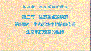 2018-2019高中生物 第4章 生態(tài)系統(tǒng)的穩(wěn)態(tài) 第2節(jié) 生態(tài)系統(tǒng)穩(wěn)態(tài)的維持 第3課時 生態(tài)系統(tǒng)中的信息傳遞 生態(tài)系統(tǒng)穩(wěn)態(tài)的維持課件 蘇教版必修3.ppt