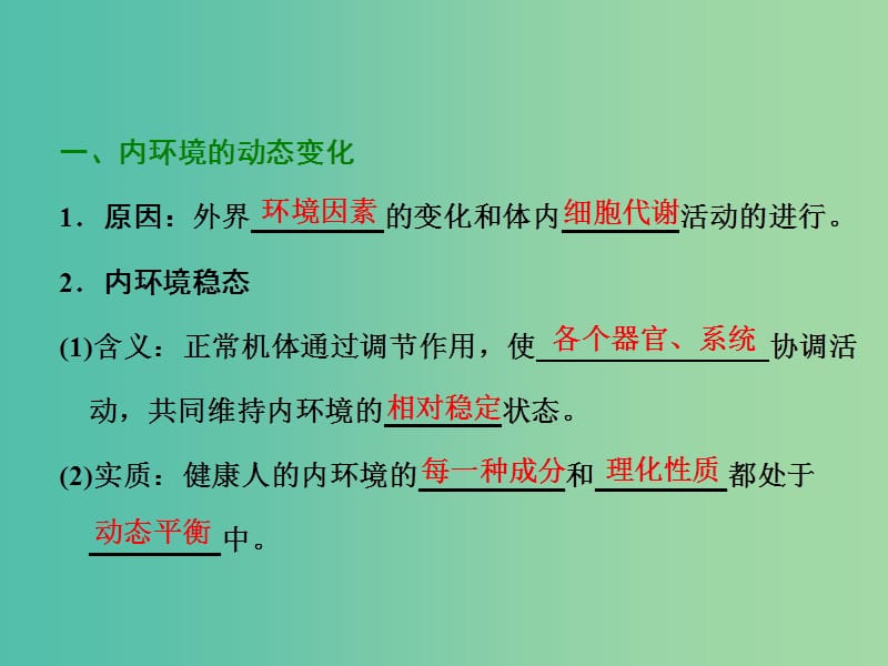 2019年高中生物 第1章 第2节 内环境稳态的重要性课件 新人教必修3.ppt_第2页