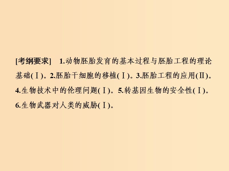 2019版高考生物一轮复习 第十一单元 现代生物科技专题 第三讲 胚胎工程及伦理问题课件 苏教版.ppt_第2页