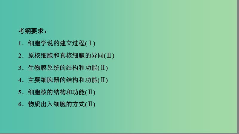 2019届高考生物二轮复习 专题1 细胞的分子组成与结构 第2讲 细胞的基本结构课件.ppt_第3页