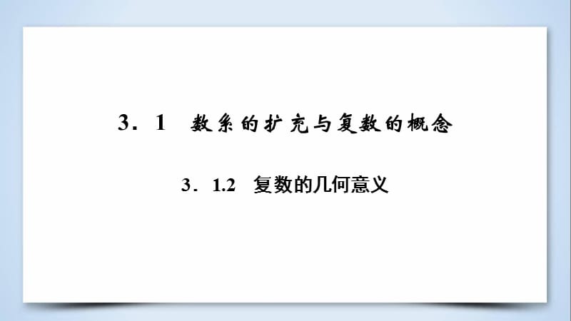 2018-2019学年高中数学 第三章 数系的扩充与复数的引入 3.1.2 复数的几何意义课件 新人教A版选修2-2.ppt_第3页