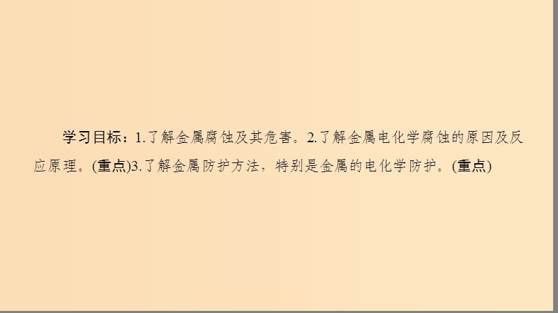 2018-2019学年高中化学 专题1 化学反应与能量变化 第三单元 金属的腐蚀与防护课件 苏教版选修4.ppt_第2页