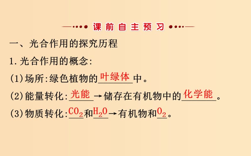 2018-2019学年高中生物 第五章 细胞的能量供应和利用 第四节 能量之源--光与光合作用 5.4.2.1课件 新人教版必修1.ppt_第3页