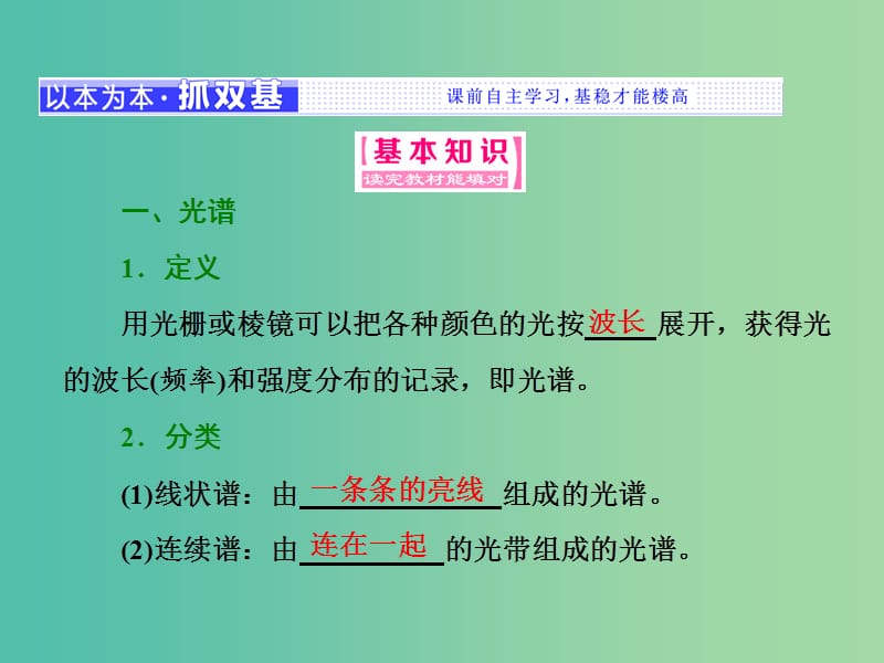 山东省专用2018-2019学年高中物理第十八章原子结构第3节氢原子光谱课件新人教版选修3 .ppt_第2页