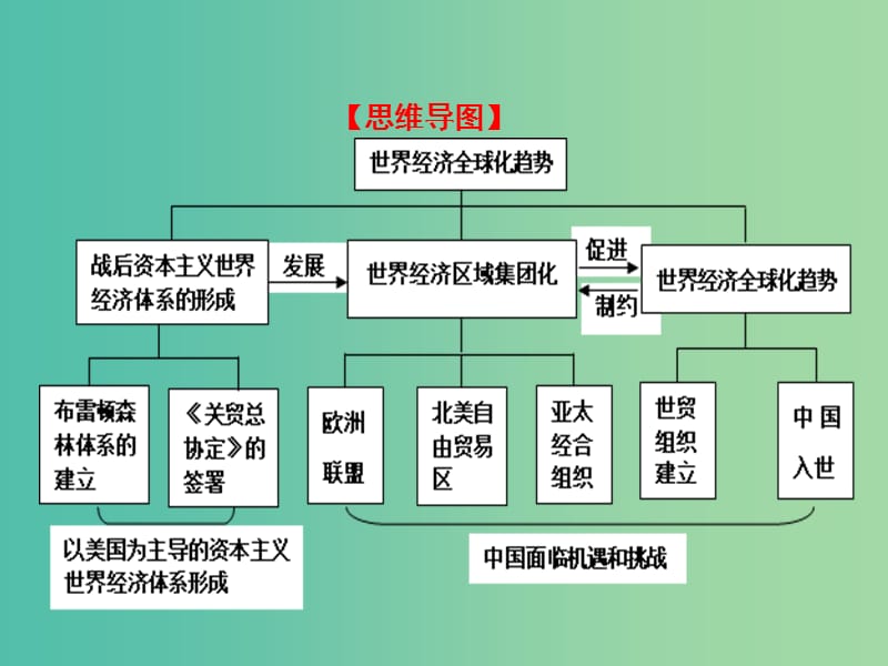 湖南省永州市2019年高考历史二轮复习 专题19 第22课时 世界经济格局的全球化趋势课件.ppt_第2页