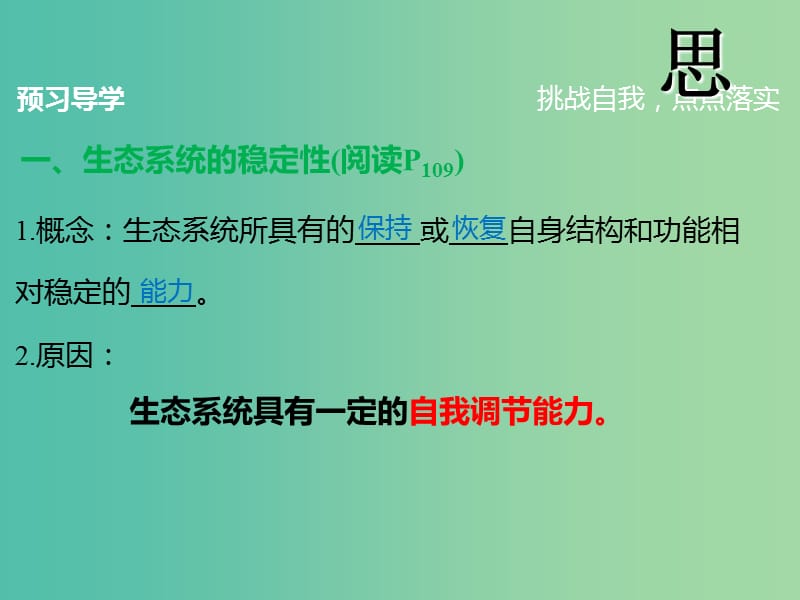 江西省吉安县高中生物 第五章 生态系统及其稳定性 5.5 生态系统的稳定性课件 新人教版必修3.ppt_第3页