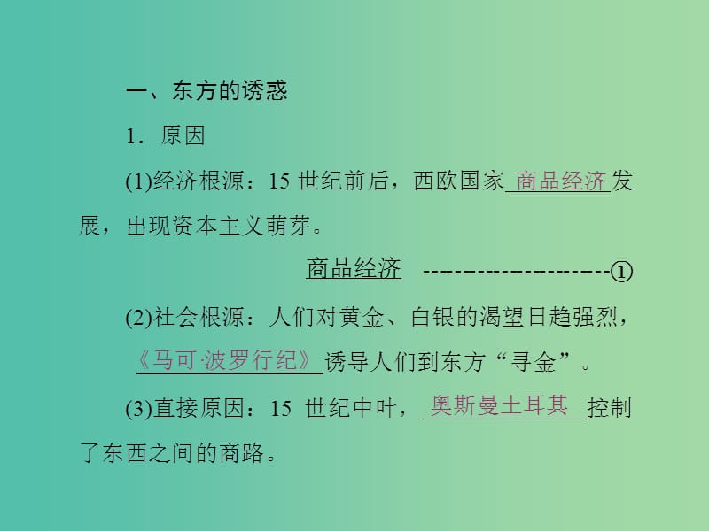 2019高中历史 第二单元 资本主义世界市场的形成和发展 第5课 开辟新航路课件 新人教版必修2.ppt_第2页