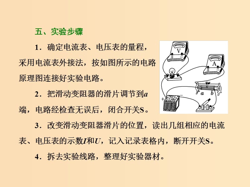 2018-2019学年高中物理第二章实验：测绘小灯泡的伏安特性曲线课件新人教版选修3 .ppt_第3页