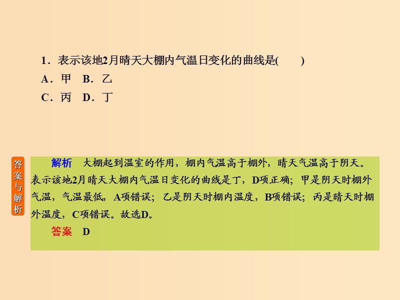 2019版高考地理二轮复习 专题微练4 大气运动规律课件.ppt_第3页